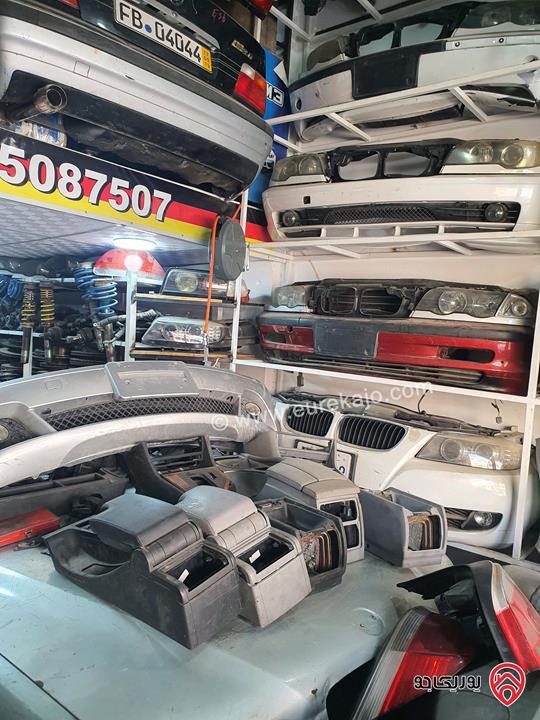 محل قطع غيار سيارات مساحة 60م للبيع في الزرقاء - شارع المصفاة