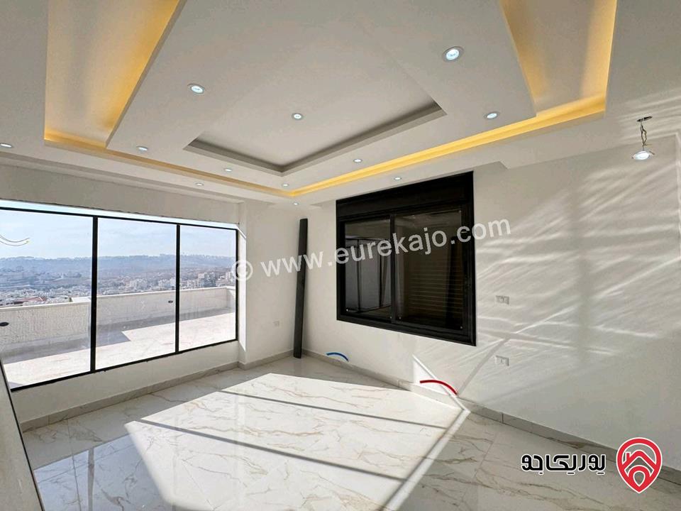 شقة طابق ثالث دوبلكس مع رووف مساحة 173م إطلالة بانورامية للبيع في عمان - شفا بدران