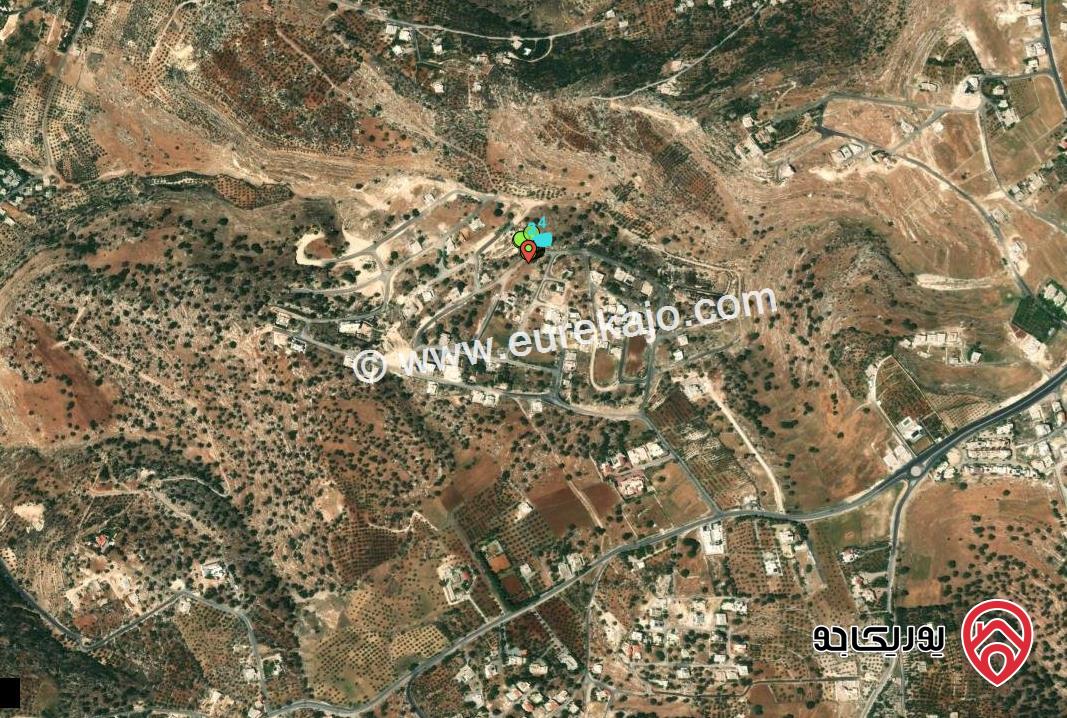 ارض مساحة 712م للبيع من اراضي غرب عمان البحاث - حوض الدبة