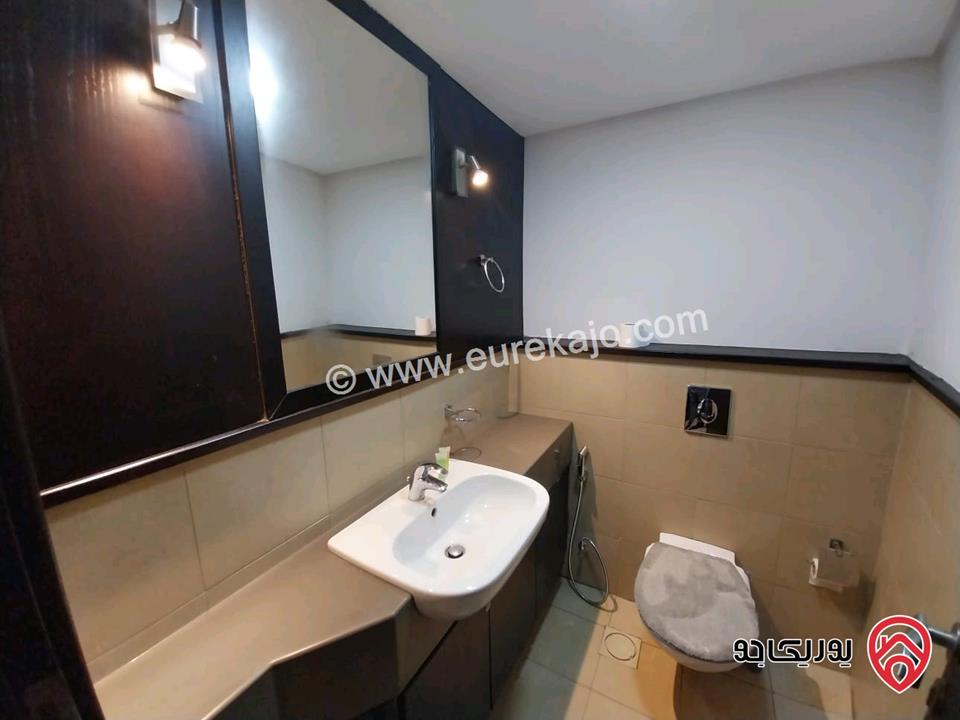 شقة مفروشة مساحة 120م مع مسبح للإيجار في عمان - عبدون 