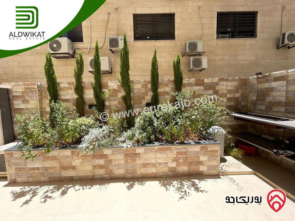 شقة ارضية دوبلكس للبيع في عمان - ام السماق مساحة 350م ومساحة الحديقة 50 و الترس 55م موقع مميز