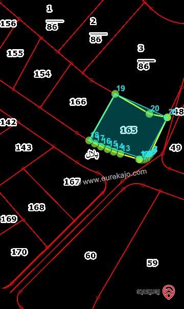 قطعة ارض مفروزة نمرتين مساحة 720م لكل نمرة للبيع في عمان - منطقة بدر الجديدة
