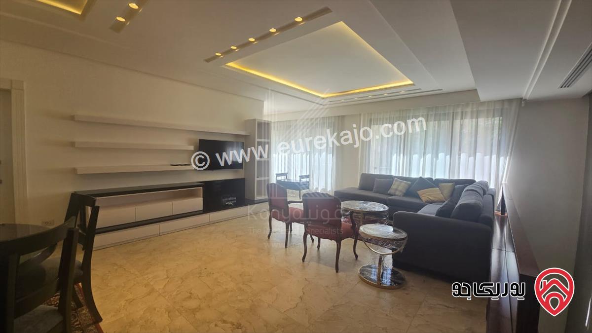 شقة مفروشة فاخرة دوبلكس مساحة 230م داخلي و 60م خارجي للايجار في عمان - الدوار الرابع