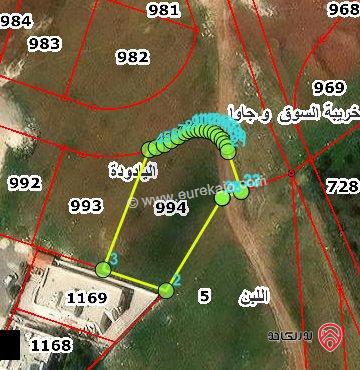قطعة أرض مساحة 791م للبيع من أراضي جنوب عمان - اليادودة