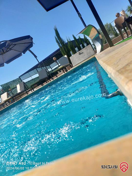 مزرعة ومنتجع مساحة الأرض 3 دونم و 700م والبناء 250م للبيع في اربد - كفر سوم قوشان مستقل استثمارية وسكنية