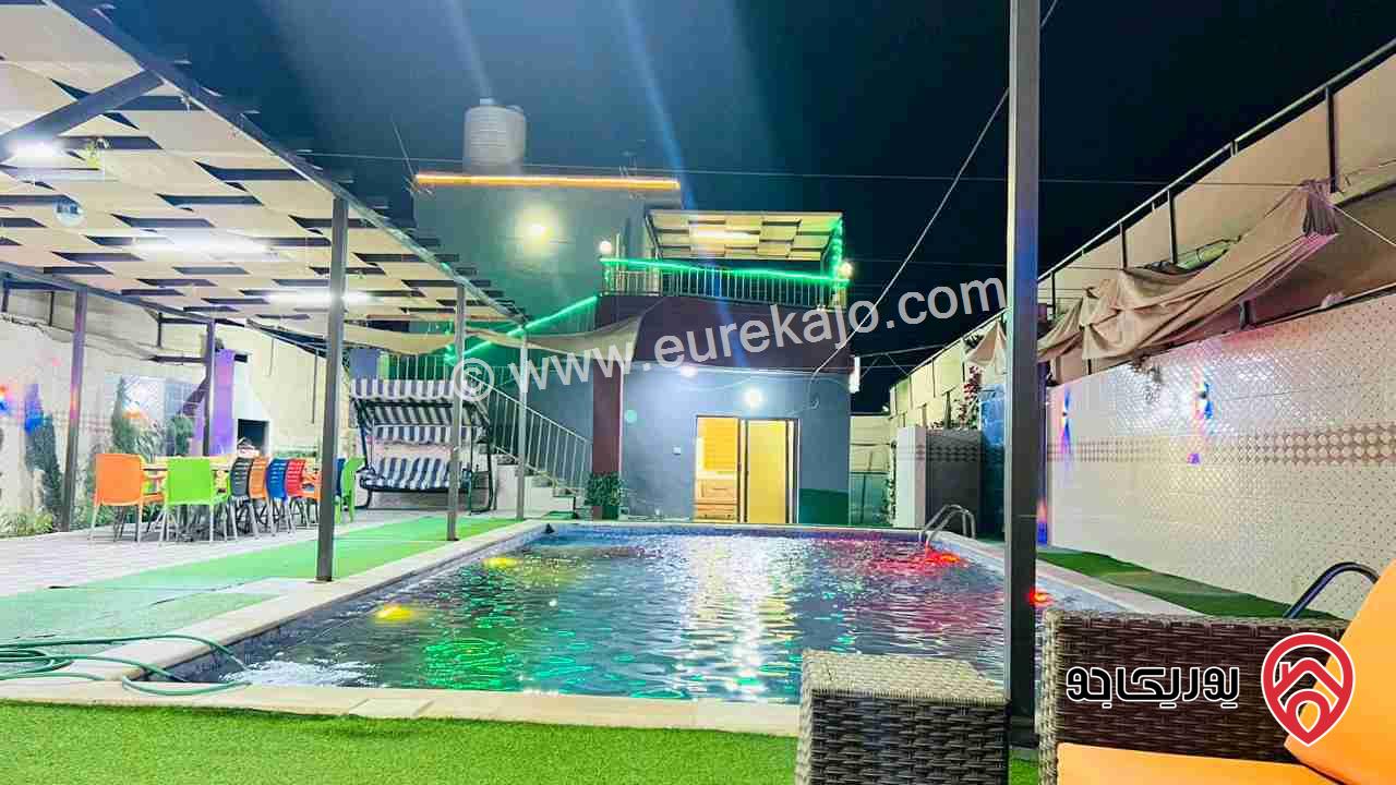 شاليه مساحة البناء 100م على أرض 288م للبيع المستعجل في البحر الميت - الكرامة