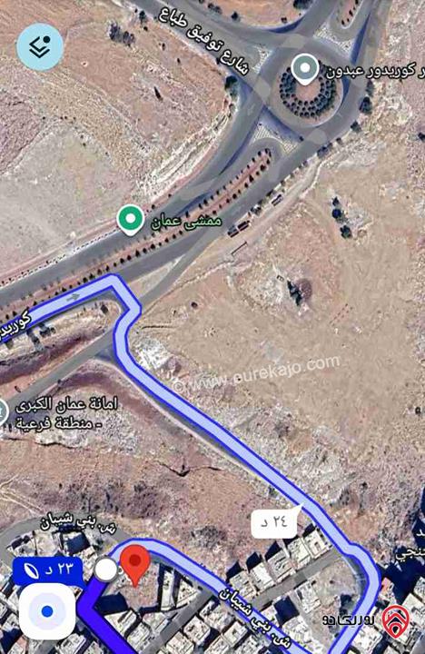 أرض مساحة 430م تجاري للبيع في عمان - كيريدور عبدون