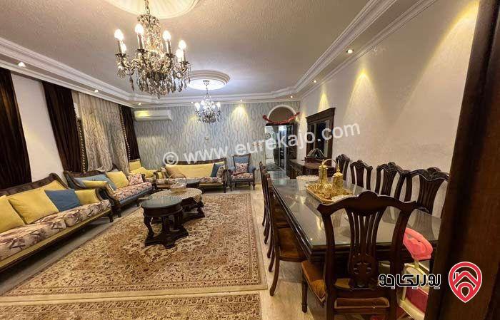 شقة مساحة 226م طابق أرضي للبيع مفروشة في خلدا 