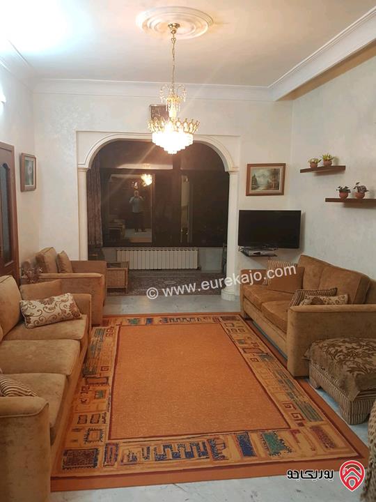 شقة مفروشة طابق اول مساحة 180م للايجار في عمان - الدوار الخامس 