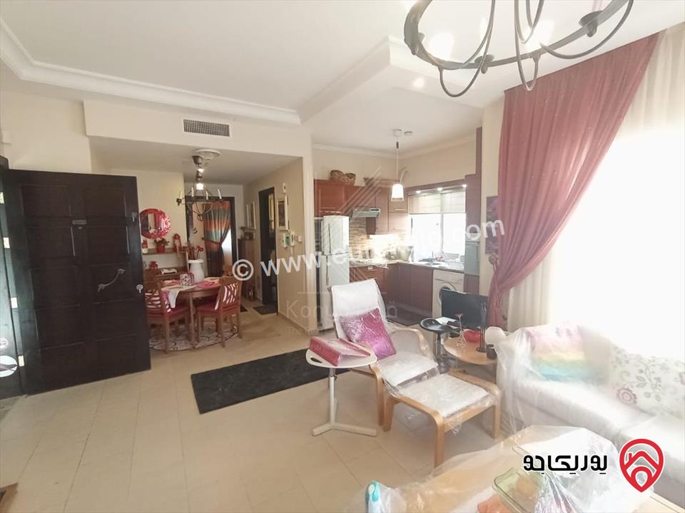 شقة فاخرة مفروشة طابق ارضي معلق مساحة 78م للايجار في عمان - دير غبار