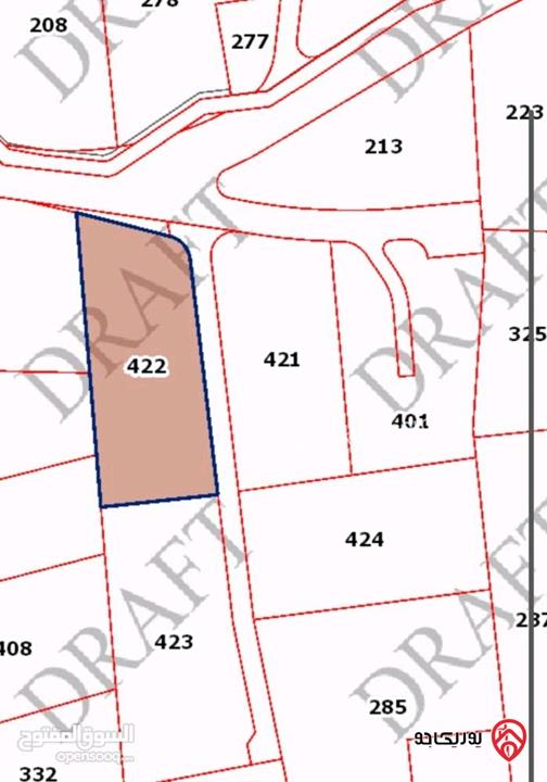 ارض مساحة 4 دونم و 576م للبيع في الزرقاء - الكمشة من المالك مباشرة