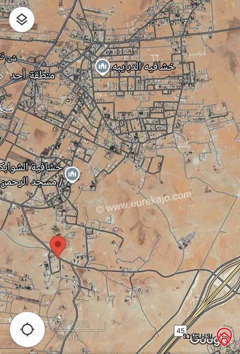 ارض مساحة 1 دونم و 325م للبيع في عمان - الخشافية
