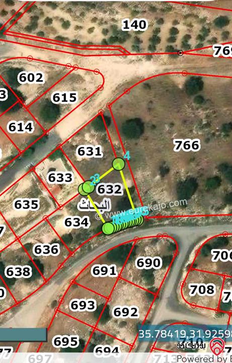 قطعة ارض مساحة 712م للبيع في عمان - ابو السوس الدبه