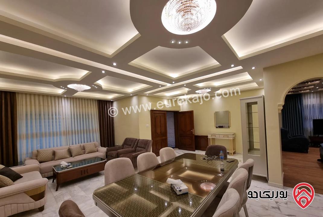 شقة أرضية مساحة 200م للايجار مفروشة في عمان - عبدون