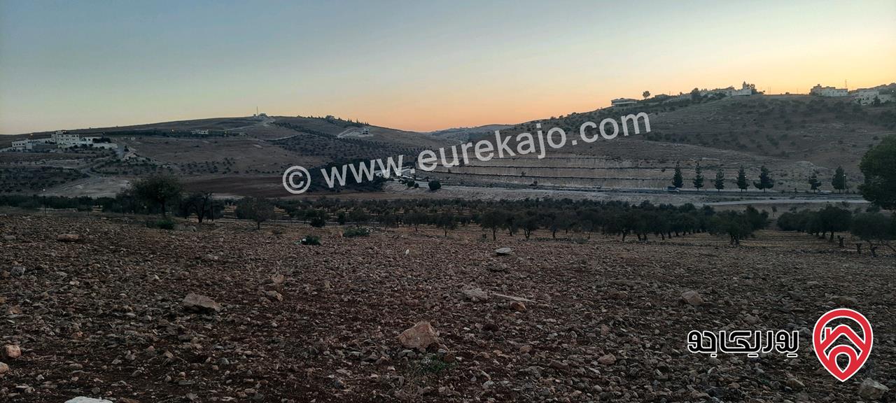ارض مساحة 5 دونم و 750م للبيع في جرش قرب شارع إربد عمان قرب صيدلية الرازي 