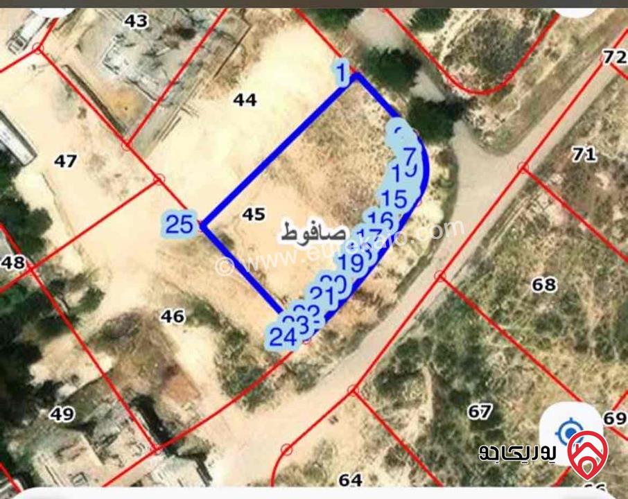 أرض سكنية مساحة 1027م للبيع في عمان - صافوط 