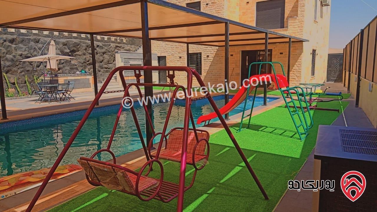 مزرعه وشاليه رمان للايجار اليومي في البيضاء - منطقة أحد