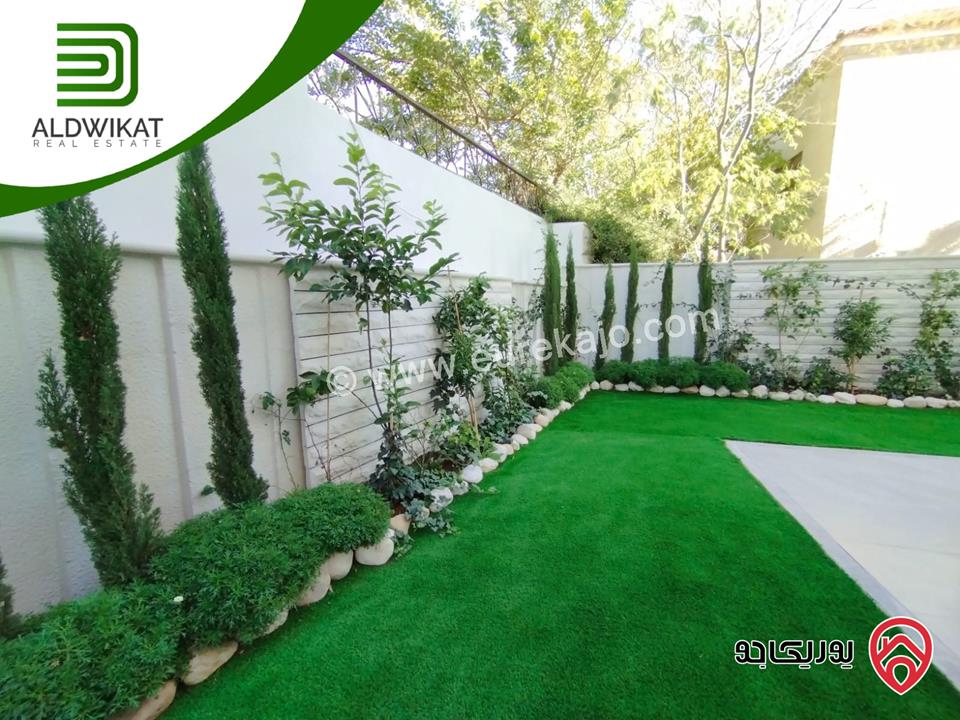 شقة طابق ارضي مساحة البناء 200م ومساحة الحديقة 150م للبيع في عمان - دابوق