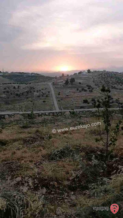 مزرعة مساحة 3400م للبيع في شرق جرش منطقة شاليهات عالية ومطلة