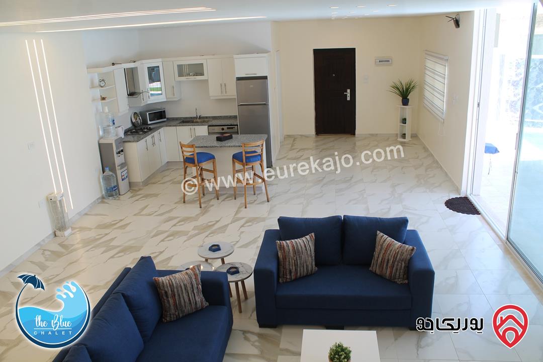 شاليه - مزرعة The Blue Chalet للايجار اليومي في البحر الميت 