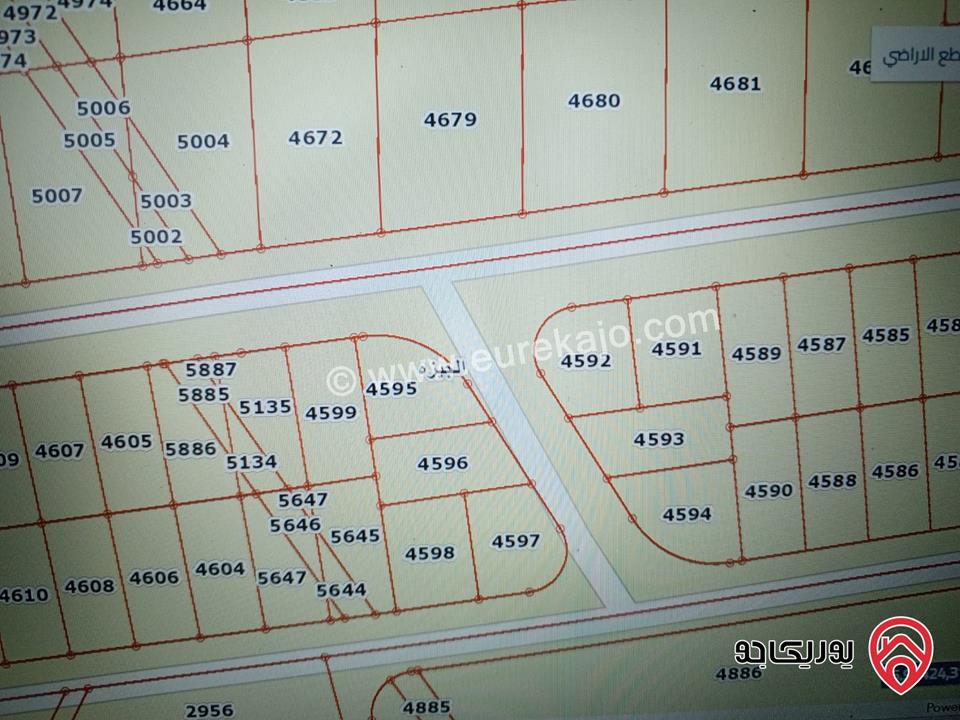 أرض سكنية مساحة 413م للبيع من أراضي جنوب عمان - الجيزة