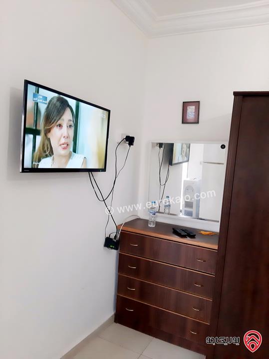 روف مفروش مساحة 60م للإيجار في عمان - أم اذينة من المالك مباشرة 