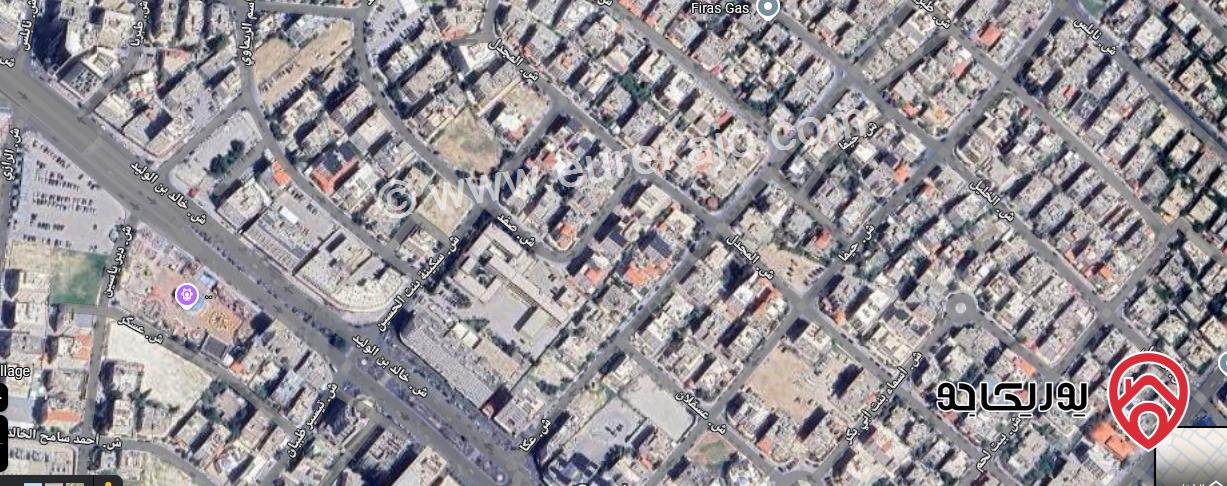 قطعة ارض على شارعين مساحة 1 دونم و 950م للبيع في جبل الحسين قرب دوار الداخلية تصلح لمشروع اسثماري