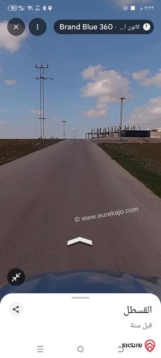 أرض مساحة 380م للبيع في عمان – طريق المطار / القسطل – مشروع زينة عمان