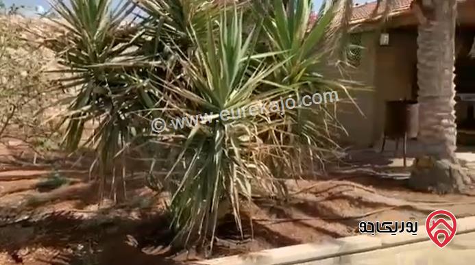 شاليه مساحة البناء 135م على أرض 970م للبيع في البحر الميت - الشونة الجنوبية