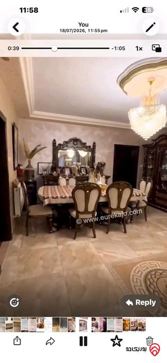 فيلا فاخرة مفروشة مساحة 331م على أرض 217م للبيع في عمان - الجندويل 