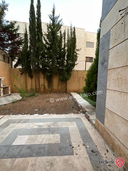 شقة دوبلكس أرضي فاخر مساحة 335م داخلي + 180م حديقة للبيع في عمان - خلدا موقع مميز بجانب مدارس الحصاد الدولية