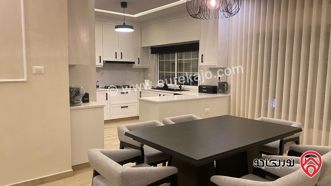 Furnished apartment for rent, 150 square meters, in Amman - Daheyat Al Ameer Rashed Near the Royal Automobile Club