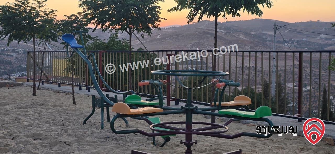 مزرعة مساحة الأرض 5 دونم و 500م مع بيت حديث 250م للبيع في جرش - المدور