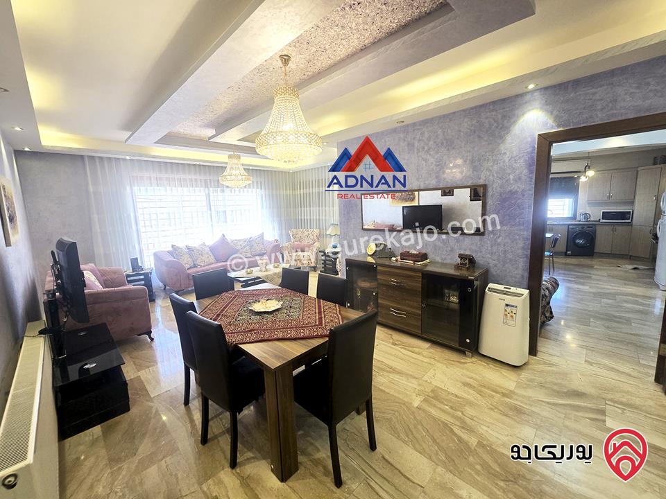 شقة مفروشة طابق ثاني مساحة 140م للإيجار في عمان - الرابية