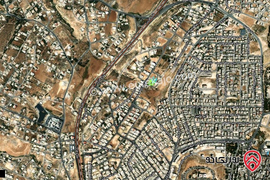 ارض مساحة 523م للبيع في عمان - ابو نصير حوض المقرن منطقة اسكانات/ قريبة من شارع الاردن