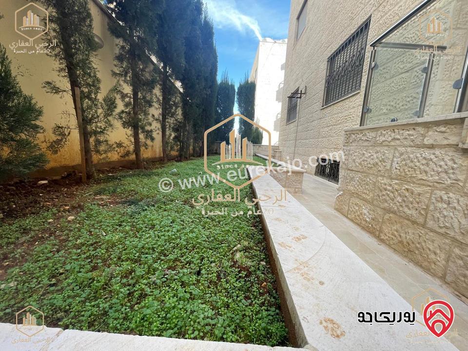 شقة شبه ارضية مساحة 200م وترس خارجي 99م ومدخل مستقل للايجار في عمان - تلاع العلي