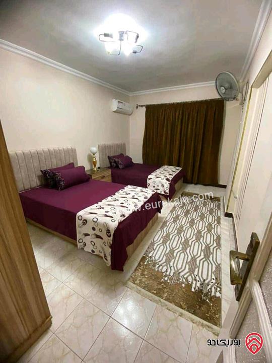 شقة مفروشة طابق ثالث مساحة 110م للايجار في عمان - ضاحية الرشيد