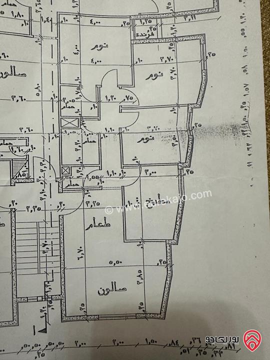شقة مساحة 156م طابق أول للبيع في عمان - أبو نصير بسعر مميز