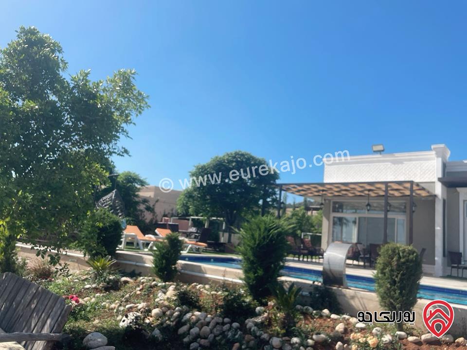 مزرعة مساحة الأرض 1200م والبناء 140م للبيع في جرش