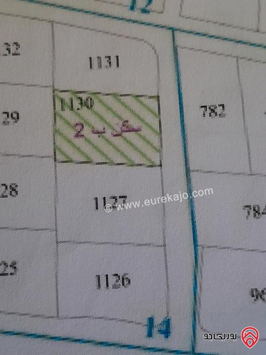 قطعة أرض مساحة 872م للبيع في عمان - الكمالية 