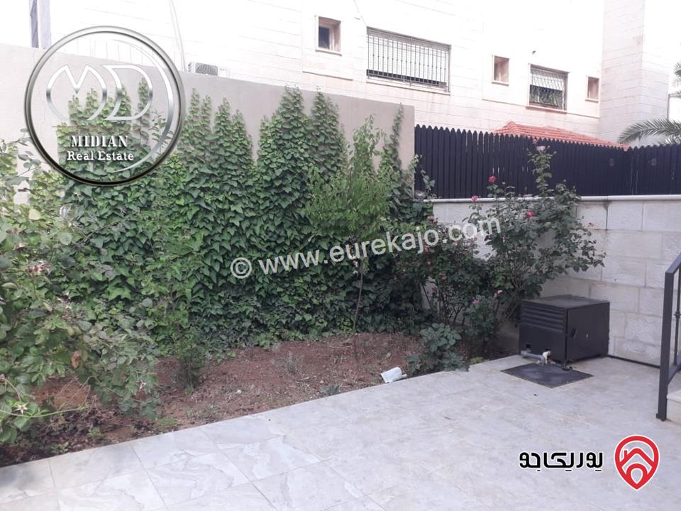 شقة أرضية مفروشة للايجار في عمان - خلدا مساحة 200م مع ترس و حديقة 150م تشطيبات و فرش سوبر ديلوكس بسعر مميز