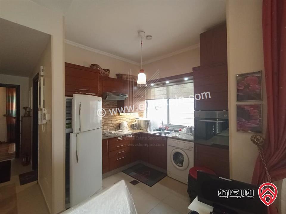 شقة فاخرة مفروشة طابق ارضي معلق مساحة 78م للايجار في عمان - دير غبار