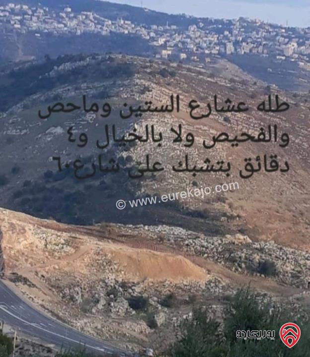 ارض مساحة 3 دونم و 427م للبيع في السلط 