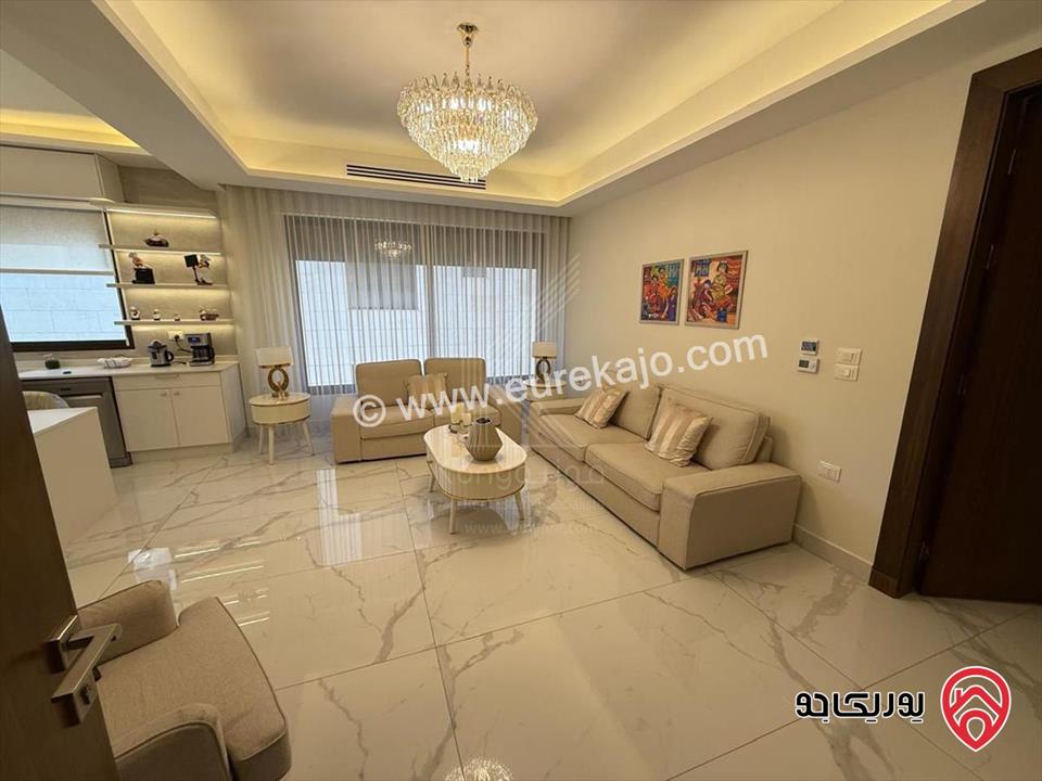 شقة مفروشة فاخرة طابق ثاني مساحة 211م للايجار في عمان - عبدون