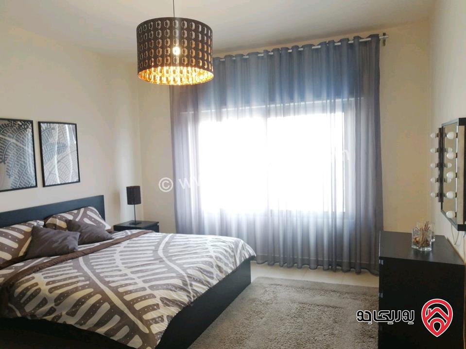 شقة طابق ثالث مساحة 110م للايجار مفروشة في عمان - عبدون