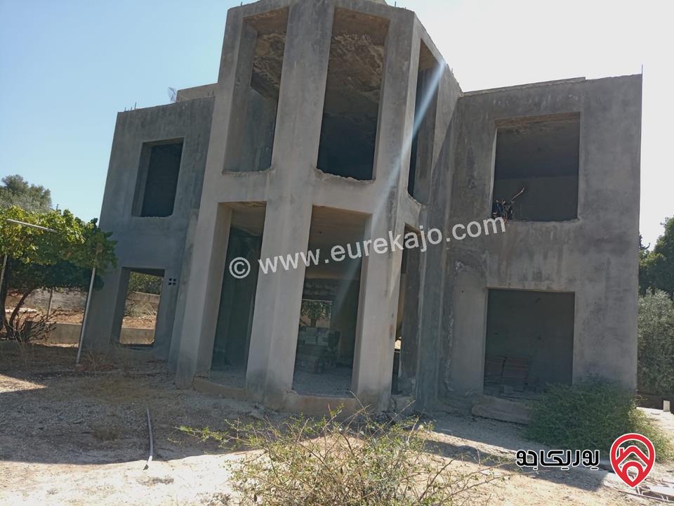 مزرعة مساحة الأرض 4 دونم و البناء 180م للبيع في السلط ام العمد تنظيم أ 