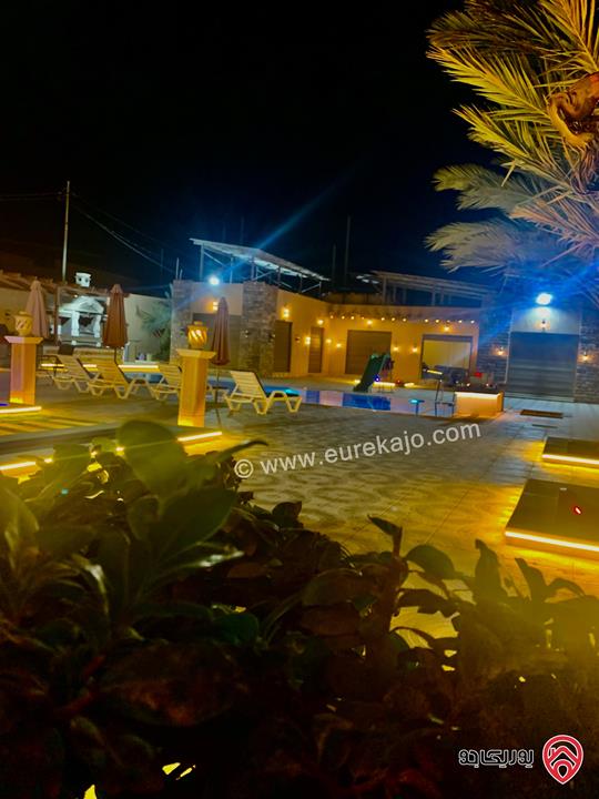 شاليه أمواج للايجار اليومي في الغور طريق البحر الميت