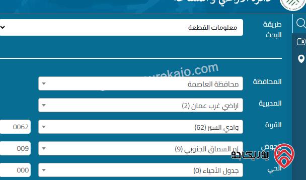 ارض سكنية مساحة 904م للبيع في عمان - السابع حي الروابي 