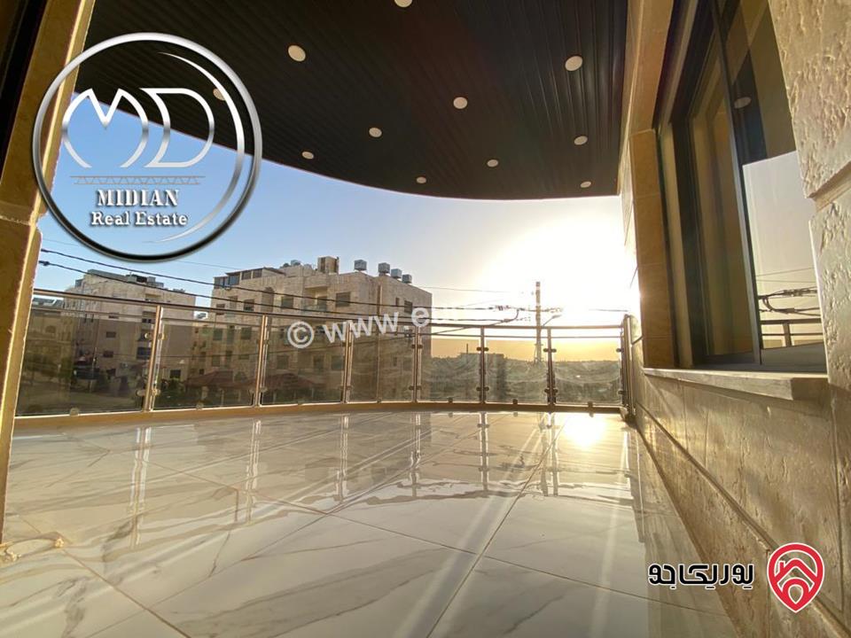 شقق دوبلكس جديدة طابق أخير مع روف للبيع في عمان - تلاع العلي مساحات 185م & 215م مع تراسات تشطيبات ديكورات فاخرة اطلالة جميلة