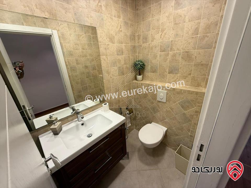 شقة مفروشة فاخرة طابق أرضي مساحة 200م للايجار في عمان - عبدون